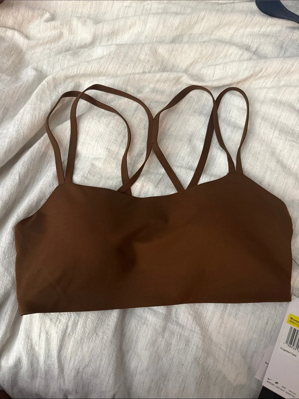 Nike Zenvy strappy sports bra